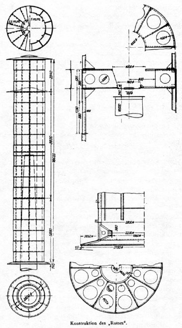 Rotorschiff Buckau, Flettner Rotor Schiff, Dampfer' Giclee Print